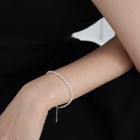 진주팔찌 fresh-water pearl bracelet 925실버