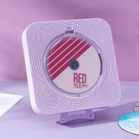 CDP 벽걸이cd플레이어 휴대용 cd player CD 기계 음악 앨범 플레이어 벽걸이 형 블루투스 오디오 스피커 디스크 복고풍을 듣는 즐거움