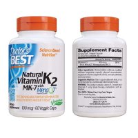 닥터스베스트 비타민K2 MK7 MenaQ7 함유 100mcg 60베지캡슐