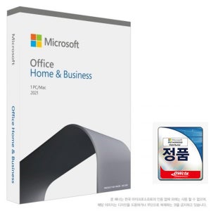[Microsoft] 마이크로소프트 Office 2021 Home and Business (기업용 PKC 한글) 정품