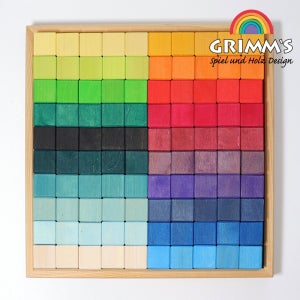 GRIMM’S 발도르프 교구 그림스 라지 모자이크 원목 장난감 유아 어린이집 유치원
