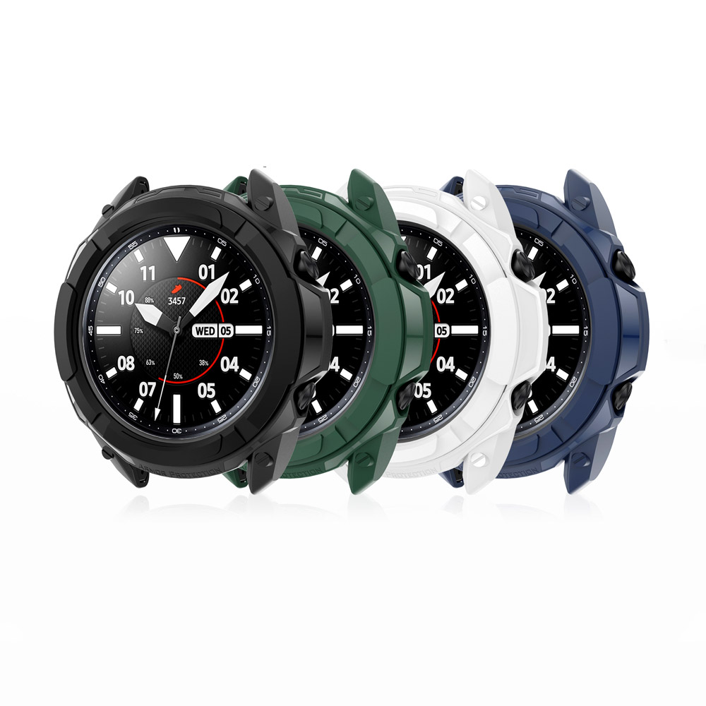 갤럭시워치4 클래식 42mm 46mm 회전 베젤링 아머 가드 케이스 흠집방지
