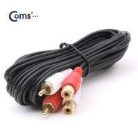 RCA 2선 2RCA 연장 케이블 오디오 케이블 3m