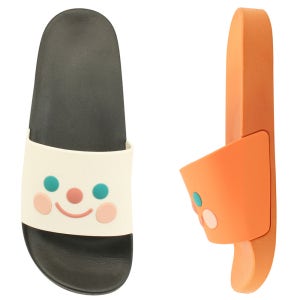 젤리 말랑 쿠션 아쿠아 스마일 슬리퍼