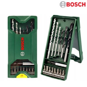 BOSCH Promo-X line 드릴비트 세트 15pcs 드릴날+드라이버비트