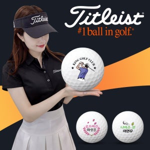 골프공 인쇄 선물 홀인원 기념 타이틀리스트 프로 V1 12개