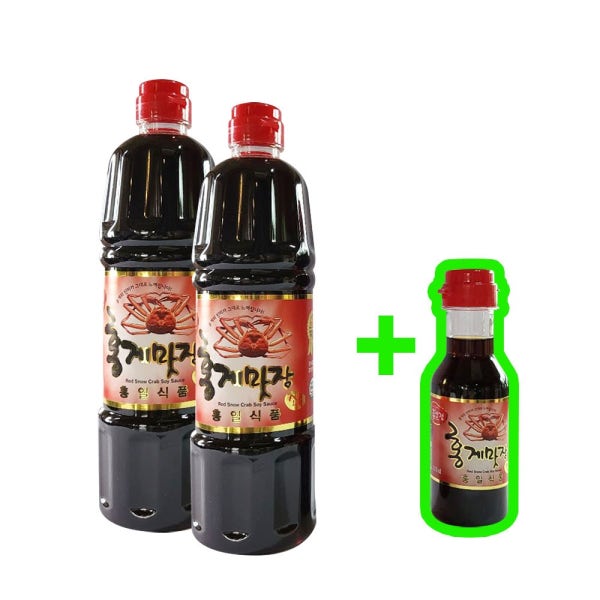 홍일점 홍게 간장 900ml 2EA+200ml 편스토랑 손연재 액젓 맛 편스토랑
