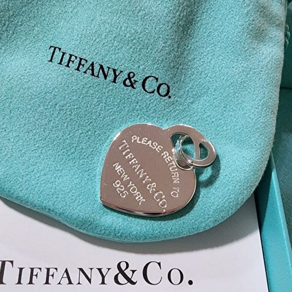 티파니앤코 리턴투티파니 하트 태그 참 목걸이 펜던트 Heart Tag Charm