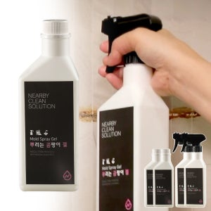 뿌곰젤 1세트 뿌리는 곰팡이제거제 곰팡이제거젤 세제 벽 욕실 창틀 타일 줄눈 결로
