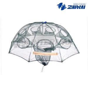 고씨낚시 원터치 8구 우산 통발 새우망 투망 어망 IM-407