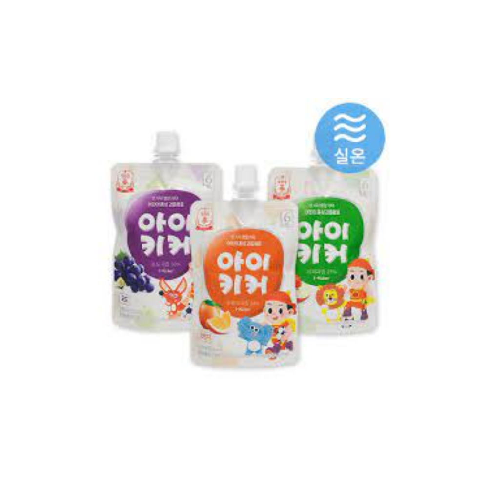 <b>정관장 아이키커</b> <b>100ml</b> <b>오렌지</b> 포도 사과 10입 어린이 간식음료