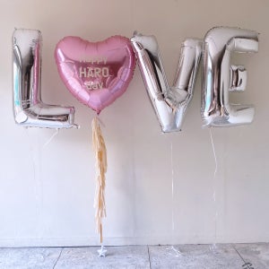 해피벌룬데이 알파벳 하트 이니셜 헬륨 생일 대형 서울 LOVE