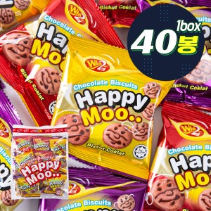 해피무비스켓초코맛12g40입 대용량 탕비실간식