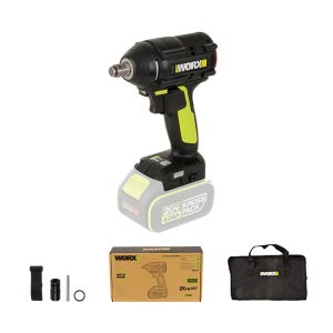 웍스 충전 임팩 렌치 베어툴 20V 12.7mm BL WU279.9 임팩트