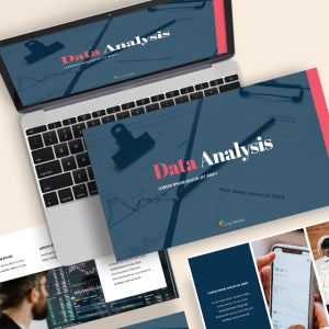 데이터 분석 파워포인트 PPT 템플릿 (분석, 정보, 기술, AI, IT, 디지털, 비즈니스)