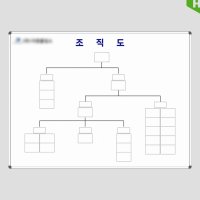 조직도 칠판 1200x900 회사 사무실 주문제작 맞춤칠판 인쇄칠판 화이트보드