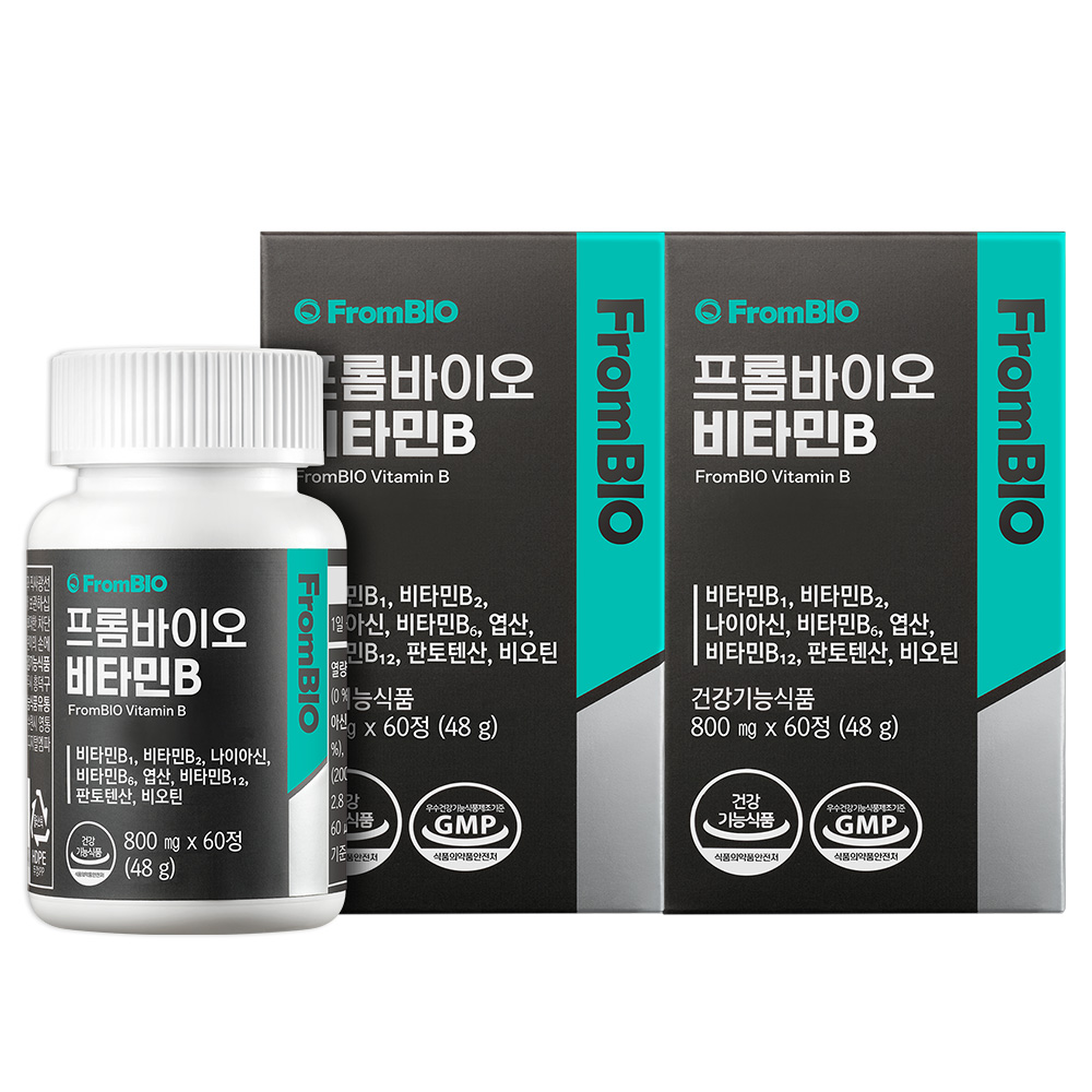 <b>프롬바이오 비타민</b>B 4개월 60정x2박스