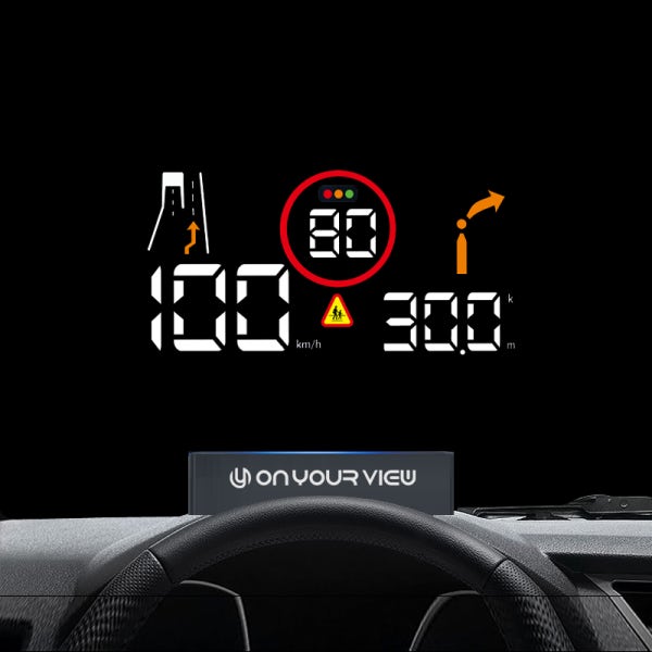 온유어뷰 CH-2100 HUD 현대 기아 순정 내비게이션 연동 헤드업디스플레이-본사직판