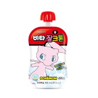 조아제약 비타잘크톤 뮤 소다맛 포켓몬 음료 100ml 10팩 어린이 비타민 음료 아이주스