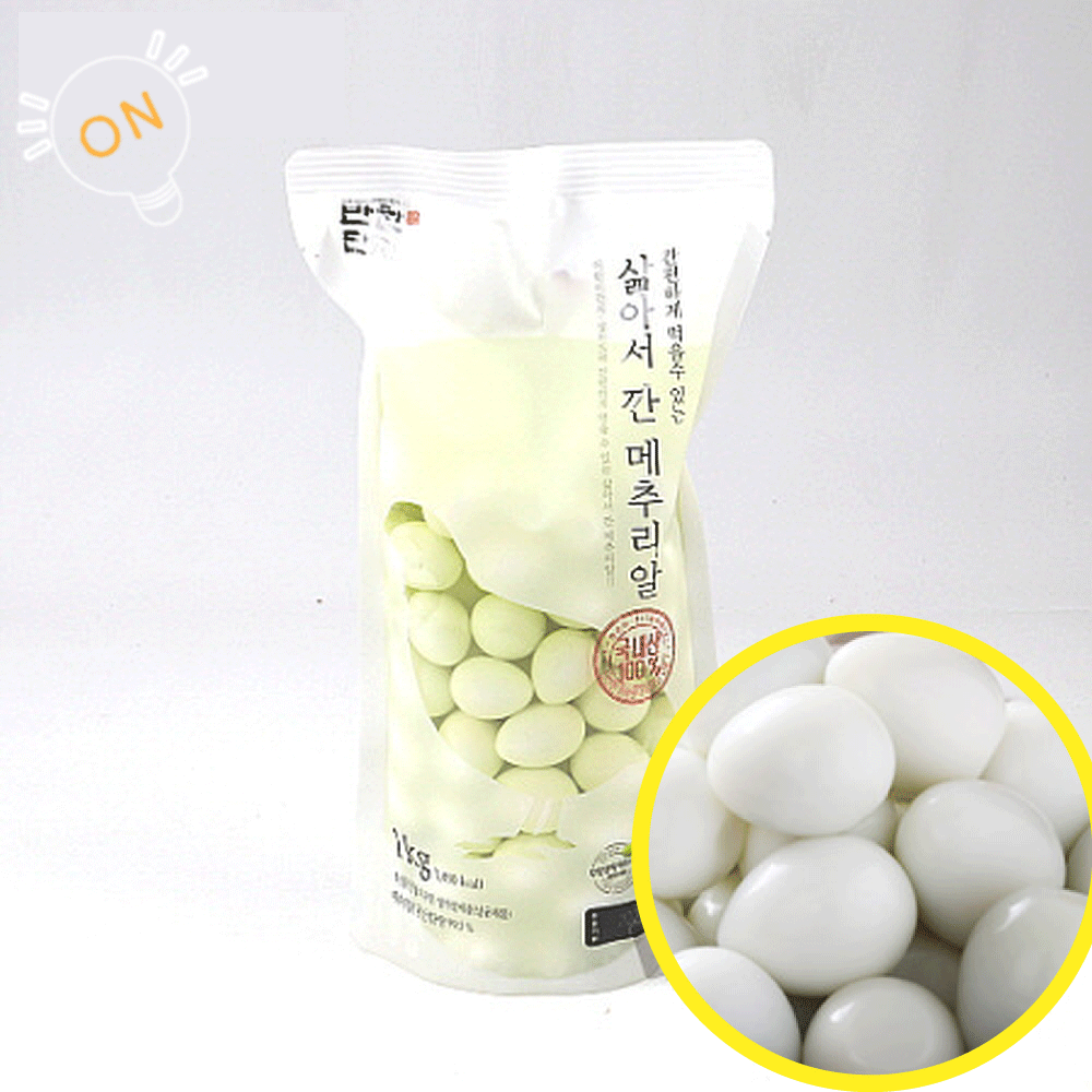 반찬단지 삶은 깐 메추리알 1KG