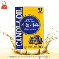 영미 카놀라유 18L 업소용 대용량 저가 식용유 광주 말통