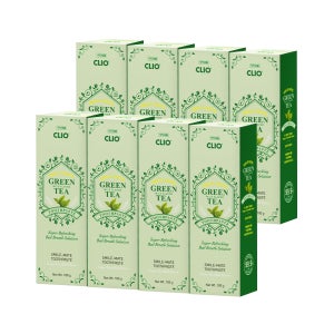 크리오 스마일메이트 구취케어 치약 그린티마일드향 토탈케어 100g 8개