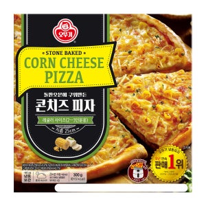 오뚜기 콘치즈 피자 300g