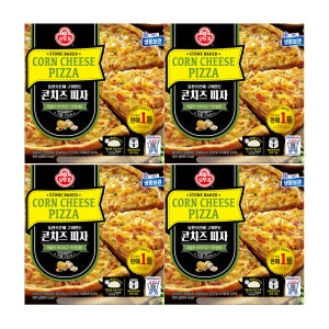 오뚜기 콘치즈 피자 300g 4개
