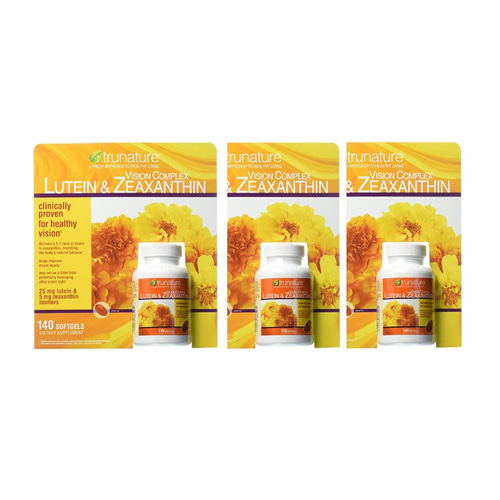 트루네이쳐 Trunature Vision 복합 <b>루테인</b> 지아잔틴 고함량 140소프트젤 3병