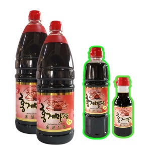 홍게간장 1.8L 2EA+레드 700ML 맛장 소스 어간장 맛간장 편스토랑 이정현