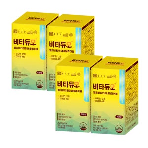 [12개월]종근당 비타듀오 멀티비타민 미네랄 츄어블 2gx90정 2+2 총4박스 온가족