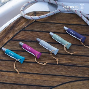 [각인서비스]오피넬 프랑스 클래식 NO.6 칼라코드 접이식 폴딩 나이프&가죽끈 OPINEL
