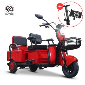 AU테크 에코로 X5 노인 전동차 어르신 삼륜 전기 전동스쿠터 48V 20Ah