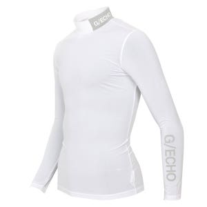 그렌에코 ges23401 화이트 남성 반목 배색 프린트 냉감 골프이너/여름언더레이어