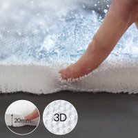 3D 에어매쉬 매트 패드 20mm두께 여름 냉감 카자드 화이트 쿨 패드(MS/S/SS/Q)