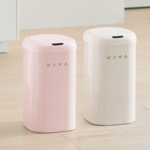 비바 센서 휴지통 디엣지 11L 2P 종량제 기저귀 냄새차단 자동 센서 휴지통