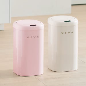 비바 센서 휴지통 디엣지 11L 2P 종량제 기저귀 냄새차단 자동 센서 휴지통