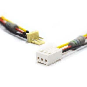 컴퓨터 쿨러 저항케이블 3P 속도조절 소음감소 전선