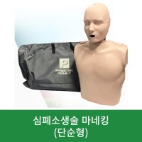 심폐소생술마네킹 단순형 cpr 연습 훈련 인공호흡 교육 cpr모형 심폐소생인형