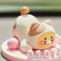 카카오프렌즈 냥냥고양이 피규어 주차번호판 춘식이