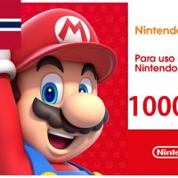 노르웨이 닌텐도 선불카드 1000크로네 기프트카드 스위치 ESHOP 이샵 e샵 1000NOK