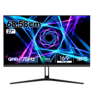 글로벌전자 SG27QHD ZERO 사무용 QHD 모니터 베젤리스 68~69cm(27인치)