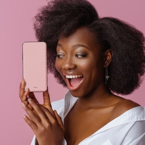 갤럭시A73 카드 범퍼 케이스 SM-A736N 하드 파스텔 아이보리 단색