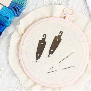 파스텔클레이 5개입 실꿰기 바늘 도우미 1.3x5cm
