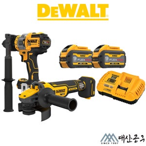 디월트 DCK2212X2 20V MAX 플렉스볼트 콤보세트 해머드릴 그라인더 60V배터리