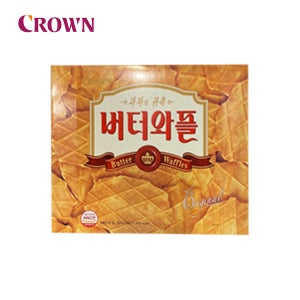 크라운 버터와플 316g 과자