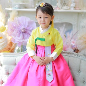 나리노랑 여아한복 3호