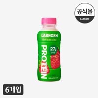 랩노쉬 프로틴드링크 스트로베리맛 350ml x 6개입 / 단백질음료 프로틴음료 아침대용식