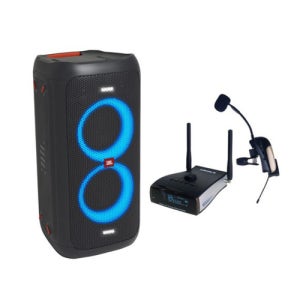 삼성정품 JBL 파티박스100 색소폰마이크포함 대형 블루투스 스피커 행사용