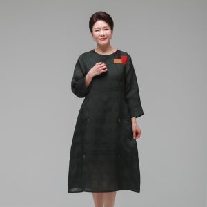 더하랑 다래드리 엄마 여름 인견 원피스